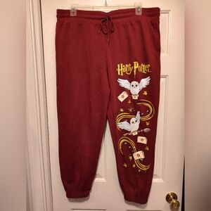 Maroon Harry Potter Sweatpants NWOT